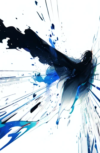 leaning front with hands out in the air,from upper view,(masterpiece, highest quality, official art:1.2), (flat color:1.5),(colorful),looking at the viewer,1 girl,alone, white background, ,(2D:1.5) ,NSFW, see through dress,translucent dress