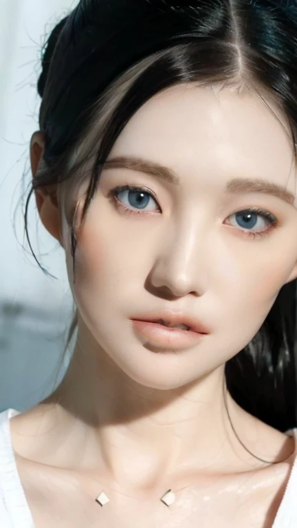 (lips are white:1.8),(pale complexion:1.8)