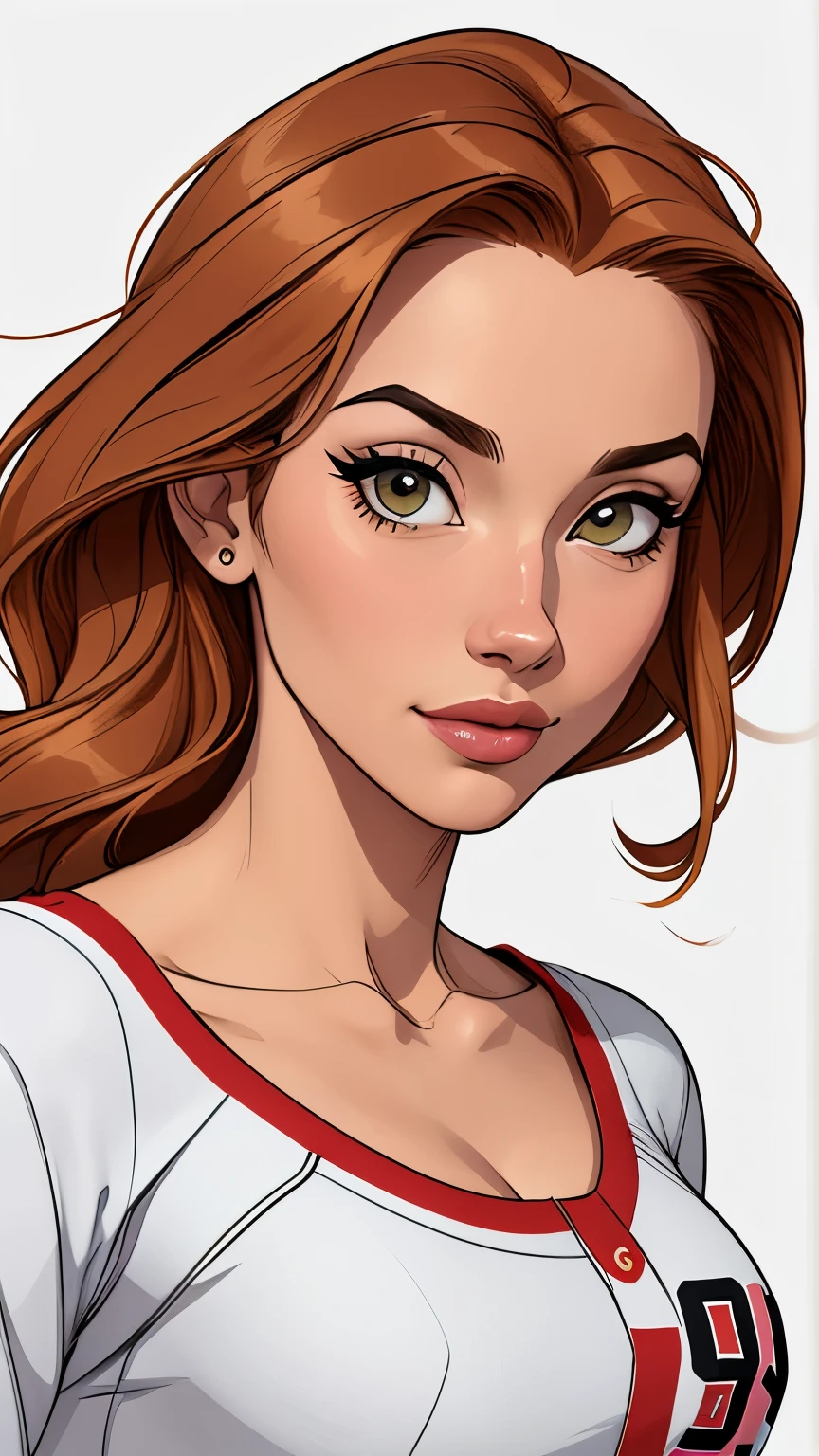 Female characters Fernanda Vasconcellos cast of baseball game 2 women in the illustration, one Asian and the other black Brazilian actress girls (maldosas sadomasoquistas) animado:1.2), mulher Imagem de desenho animado de uma mulher , roupas sensuais , garota super fofa, cartoon style illustration, estilo de arte dos desenhos animados, estilo de arte dos desenhos animados, digital illustration style, design de personagens altamente detalhado, arte digital detalhada fofa, City fan art, design de personagem retrato, beautiful digital illustration, retrato de alta qualidade, arte em quadrinhos, retrato do design do personagem, white background Buso without clothes and medium breasts 