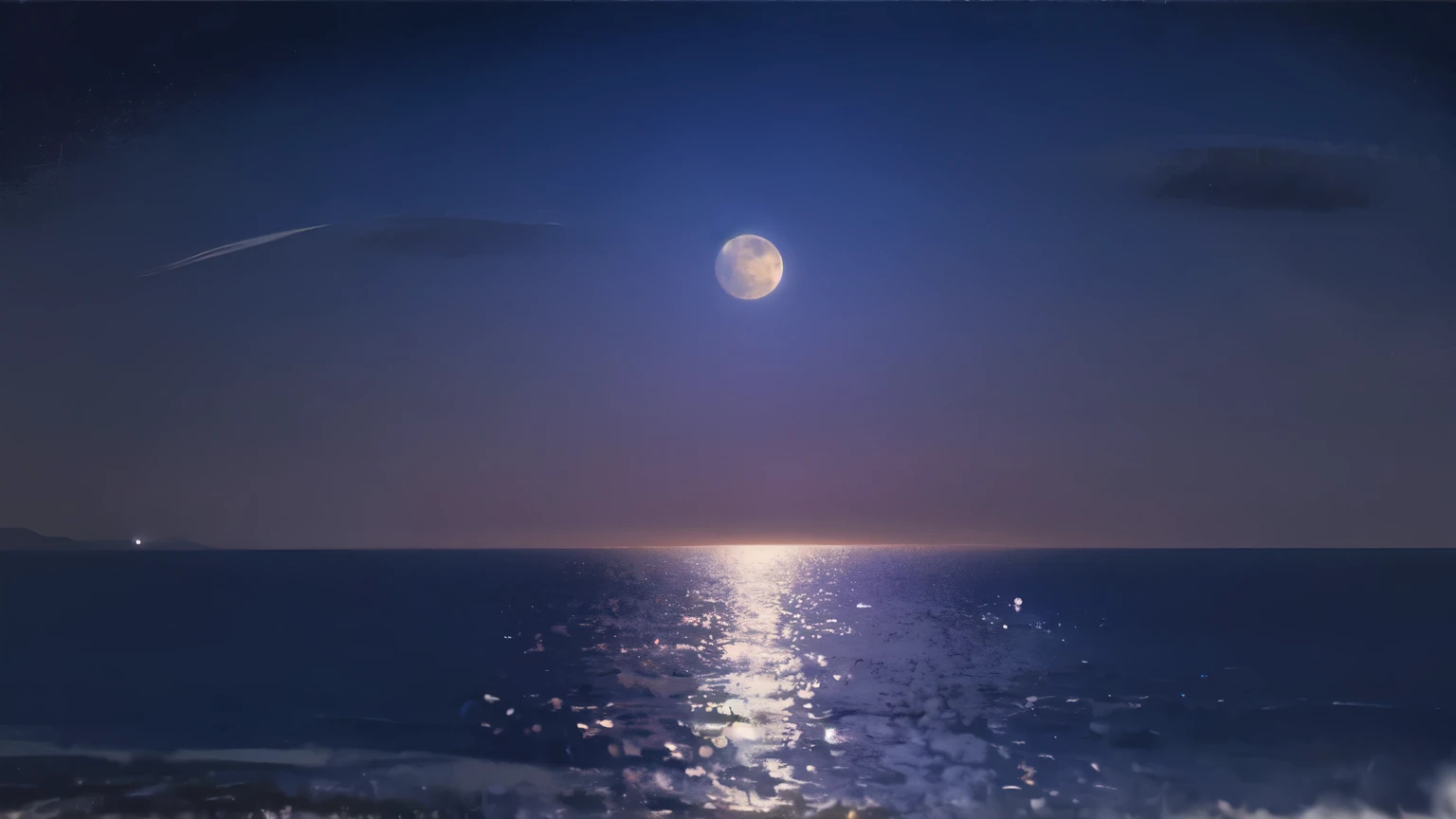 a view of the moon peppered with mist shining over the ocean at night, moonlit ocean, moonlight, refracted moon on the ocean, night sea, moonlit night dreamy atmosphere, night time moonlight, beautiful moonlight, dramatic moonlight, float under moon light at night, moonlight in the darkness, nighttime moonlit, moonlight night