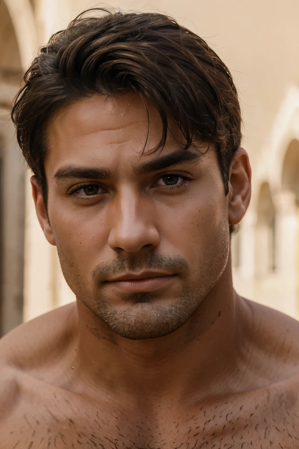 homme brun 30 ans