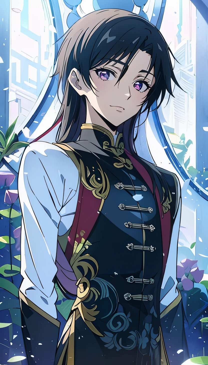 (best quality,4k,8k,highres,masterpiece:1.2),ultra-detailed,realistic:1.37,portraits,girl,Japanese style garden,beautiful detailed eyes,beautiful detailed lips,long black hair,traditional kimono,serene expression,floating cherry blossoms,delicate brushstrokes,vibrant colors,soft natural lighting