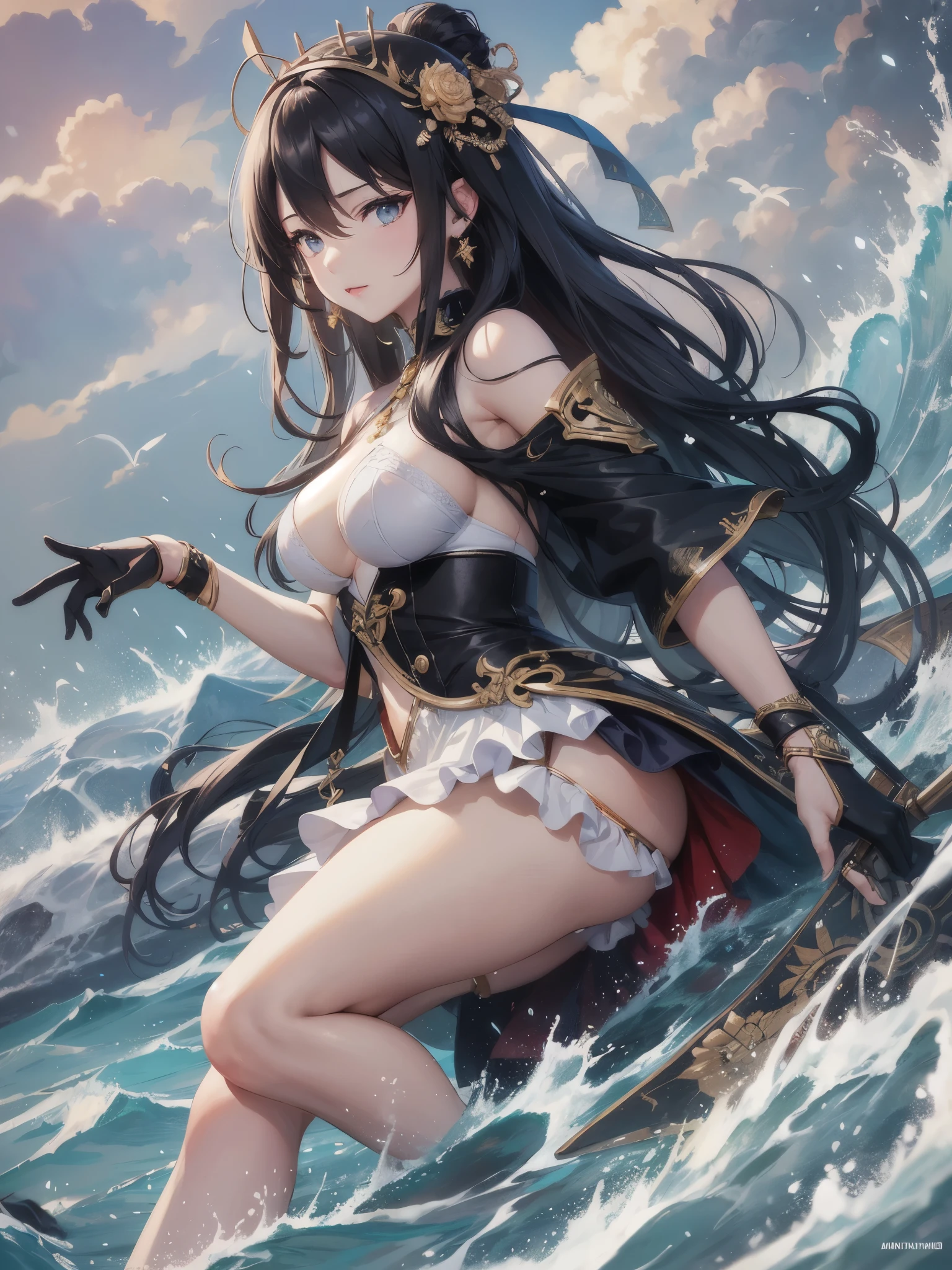 ((highest quality)),(ultra high resolution),(Super detailed),(detailed description),((The best CG)),(best work of art),super precision art,amazing drawing art,(Art with precise details:1.5),