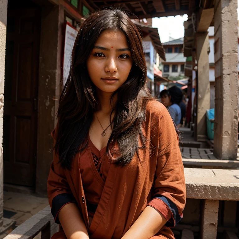 Beautiful girl from nepal