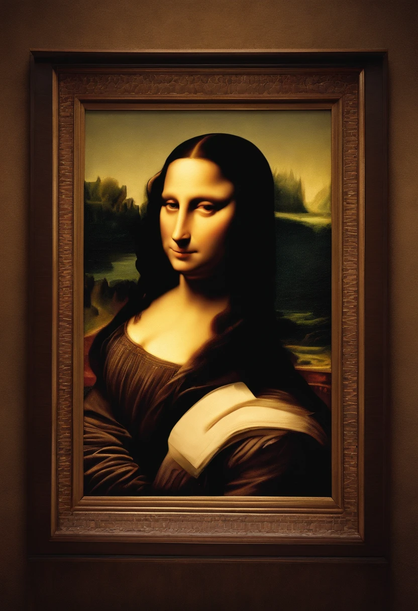 Mona lisa, shoot, illustration, Works created by professional designers, very cool