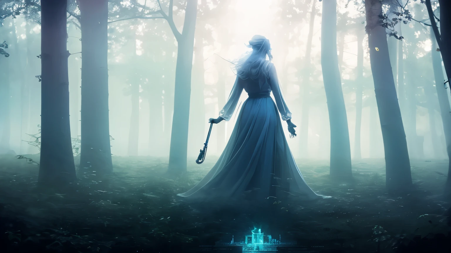 (best quality,highres),ghostly figure engulfed in mist, ethereal atmosphere, tendrils of musical beats swirling around, hauntingly beautiful, surreal composition, enchanting colors, misty dream-like setting, ethereal melodies, ghostly apparition emerges from the fog, mesmerizing visual symphony