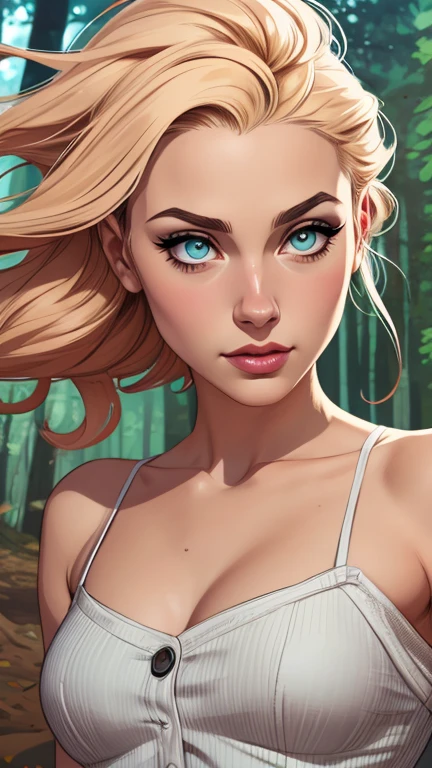 Personagem mulher PinUp dos anos 30 com marcas de guerras Imagem de desenho animado de uma mulher .cartoon style illustration, estilo de arte dos desenhos animados, estilo de arte dos desenhos animados, digital illustration style, design de personagens altamente detalhado, arte digital detalhada coragem, Forest fan art, Design de personagens de retrato, beautiful digital illustration, retrato de alta qualidade, Arte em quadrinhos, mulher jovem cabelo com transas lindas . Beautiful lined eyes Medium large bust and wonderful sexy clothes. image expression of sexual desire from the waist to the head illustration