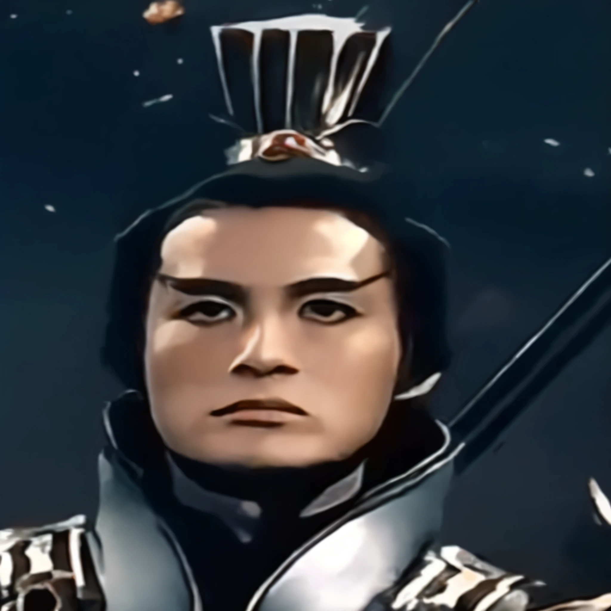 Oriental Man、Chinese hairstyle for men、superior、best quality、masterpiece、ultra high resolution、game poster、No background、The facial features and features remain unchanged。