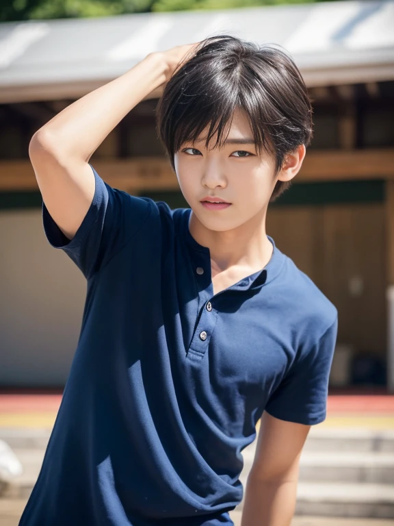 (creation:1.4),(highest quality),(highest quality),(4k,8k),dust,moe,(((boys)))、student、(slender body)、Young Man、Detailed man、((cool:1.4))、((cool:1.4))、(Protagonist Boy、male protagonist、spiky boy)、(男face)、(strong mental strength、mental strength、Unyielding Spirit、bright personality、Active boys)、Puzzled、Men&#39;s Athletic Department、Ace Member、Handsome Manager、Male dormitory student、(((見た目は日本全国高校生マスターコンテスト入賞者のcool男子風高校生:1.4)))、(((見た目は日本全国高校生マスターコンテスト入賞者のcool男子風高校生:1.4)))、((Suddenly he turns into a handsome cunt boy))、Changes in the sexual organs only、Unreasonableness、「Just me!?I am a man!I am a manのはず・・・I am a man??」、masterpiece,face、refer to、hand、{{Boyish style:-0.8}},smart,Turn into a date
