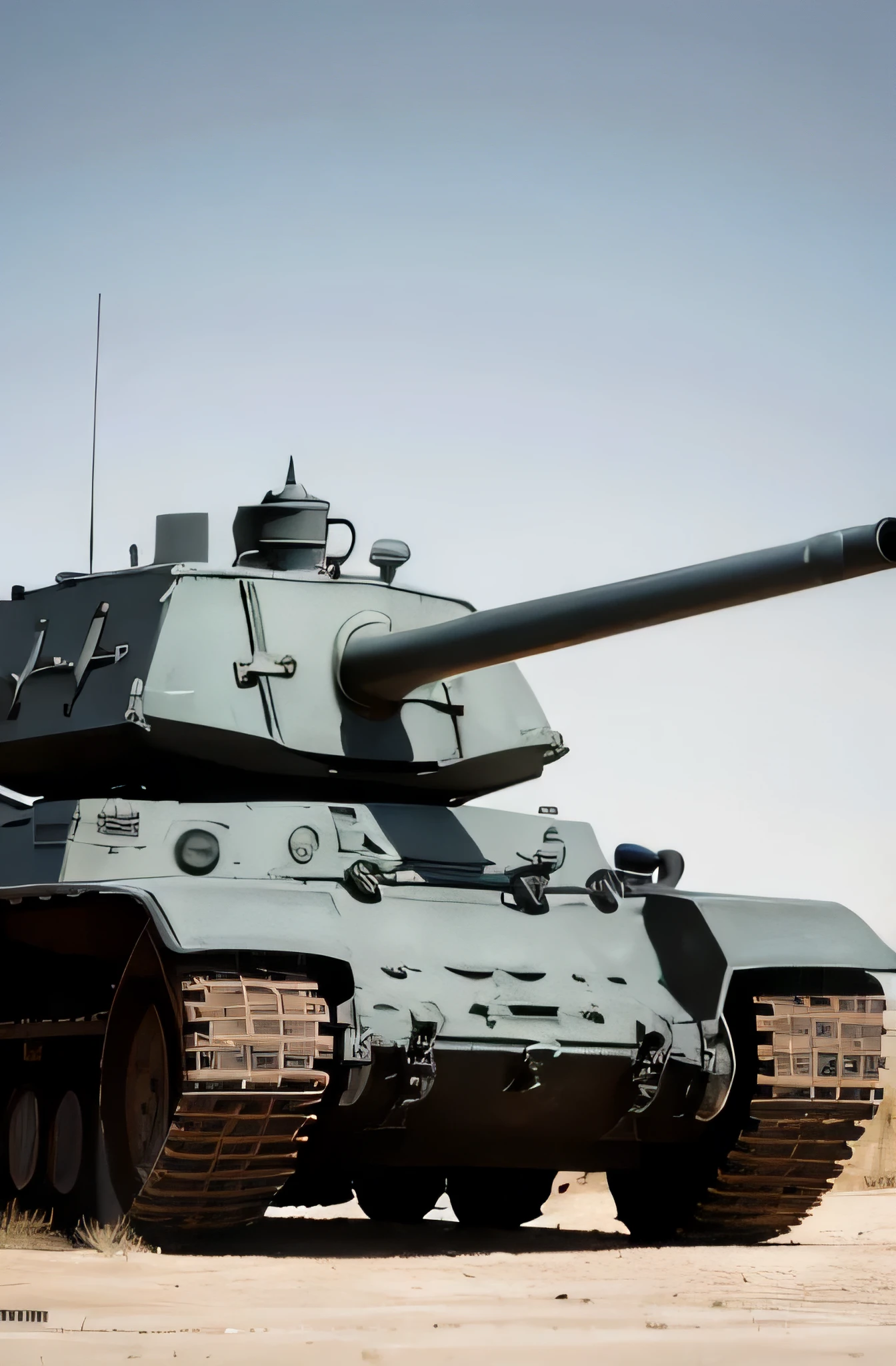 Chassis T-34-85, with the distinctive bulbous shape and intricately detailed plates, houses the iconic Chi-ha turret. The gun barrel of the 75CM cannon juts out menacingly from the turret, adding to the intimidating presence of this historic military vehicle. The textured surface of the chassis showcases the weathered and battle-scarred mercy of time, while the gun maintains its unyielding precision. This highly detailed 8k CG rendition brings the historical significance and imposing presence of the T-34-85 Chi-ha turret to life.