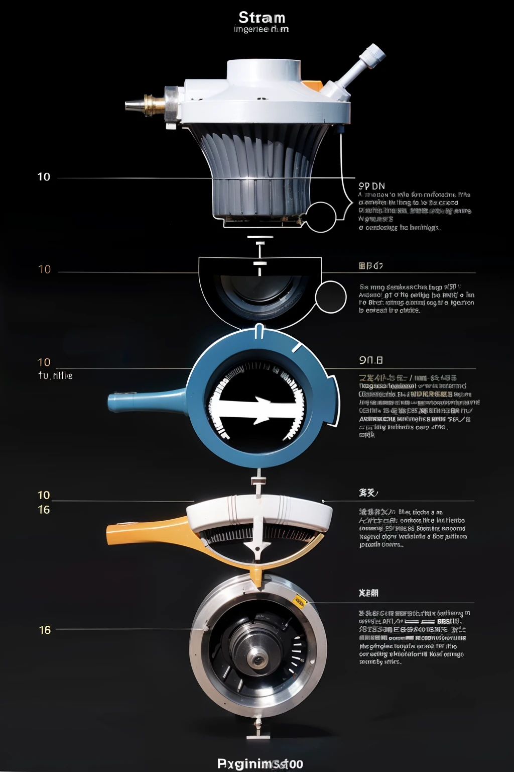 Steam compression cycle principle engineering diagram