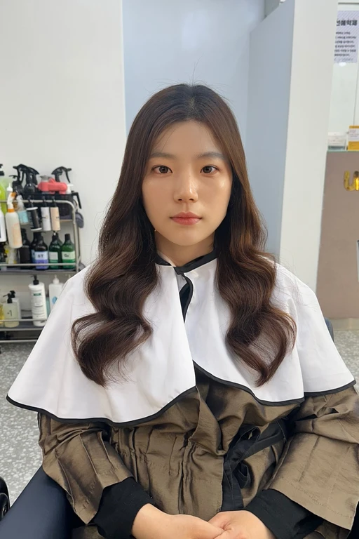 Best Quality, 8k, Masterpiece, (Portrait: 1.3), (photo realistic:1.4), (hyper realistic:1.4), Sharp Focus, looking at viewer, (smoother lighting:1.1), (increase cinematic lighting quality:0.9), realistic lighting, backlighting, light on face, ray trace, (brightening light:1.2), (Increase quality:1.4), sharp detail, (best quality real texture skin:1.4), finely detailed eyes, black_eyes, finely detailed face, 25 year old Korean woman