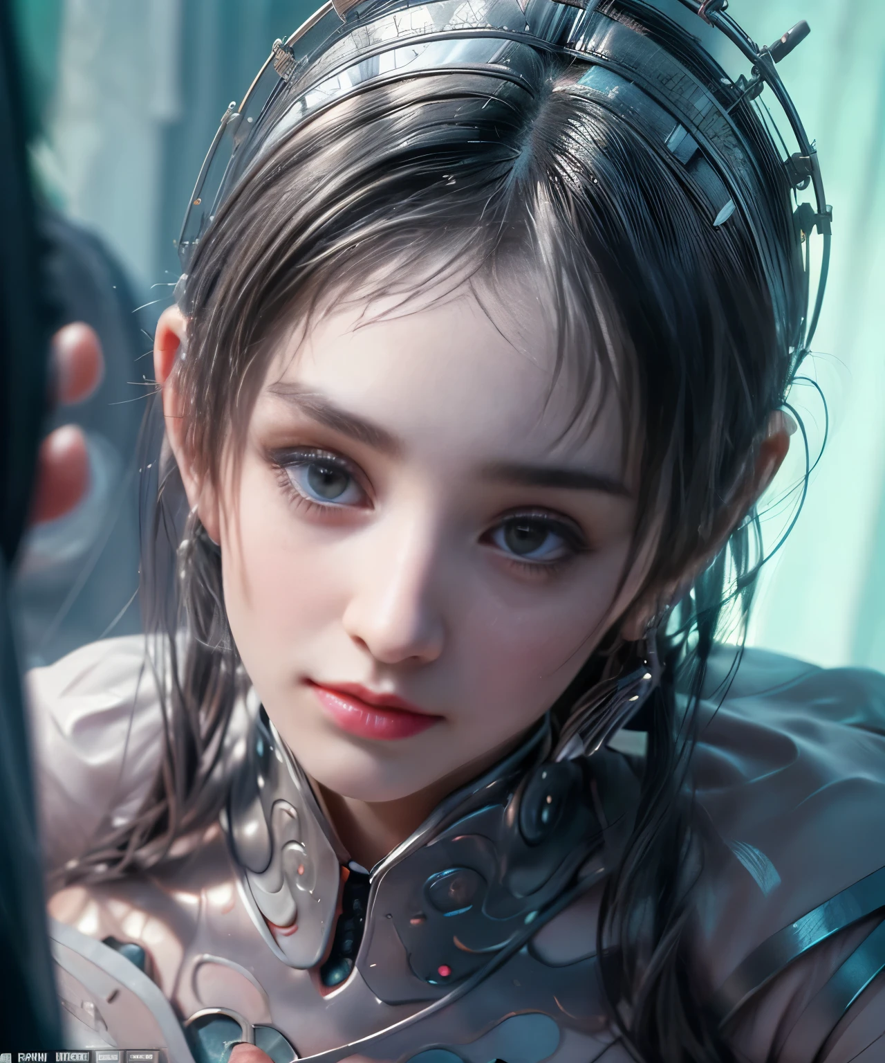 (best quality,4k,8k,highres,masterpiece:1.2),ultra-detailed,(realistic,photorealistic,photo-realistic:1.37),(bestselling female ??? android:1.2),(gorgeous, perfect irises, perfect lips, perfect teeth),(flawless skin, soft front lighting, glow, HDR),(soothing colors)An exhibition showcasing AI-equipped autonomous female androids exhibiting various ??? positions, adorned with a beautiful face and seductive gestures. The androids' eyes, lips, and faces are exquisitely detailed, creating a mesmerizingly realistic appearance. The exhibition is a masterpiece of modern art, combining the mediums of sculpture and technology to blur the boundaries between human and machine. The androids' bodies are crafted with ultra-realistic materials, utilizing physically-based rendering techniques to achieve a photorealistic effect. The lighting is carefully designed to accentuate the androids' features, with studio lighting creating a captivating atmosphere. The colors exhibit a vivid and alluring palette, enhancing the seductive nature of the exhibition. The exhibition boasts high-resolution visuals, such as 4k and 8k displays, allowing visitors to immerse themselves in the intricate details of the androids' bodies and expressions. The scene is further enhanced by elements such as bokeh, creating a dreamy and ethereal ambiance. The exhibition combines elements of photography and concept art, resulting in an innovative and provocative art form. (????:1.5), Her ?????, stomach, and ???????? are covered with artificial skin. ??? androids have beautiful, ???????? attractive faces that are so detailed that they are indistinguishable from real humans (There are swede girl, Russian girl, Saudi girl, and Japanese girl types:1.8). Their eyes are blue.