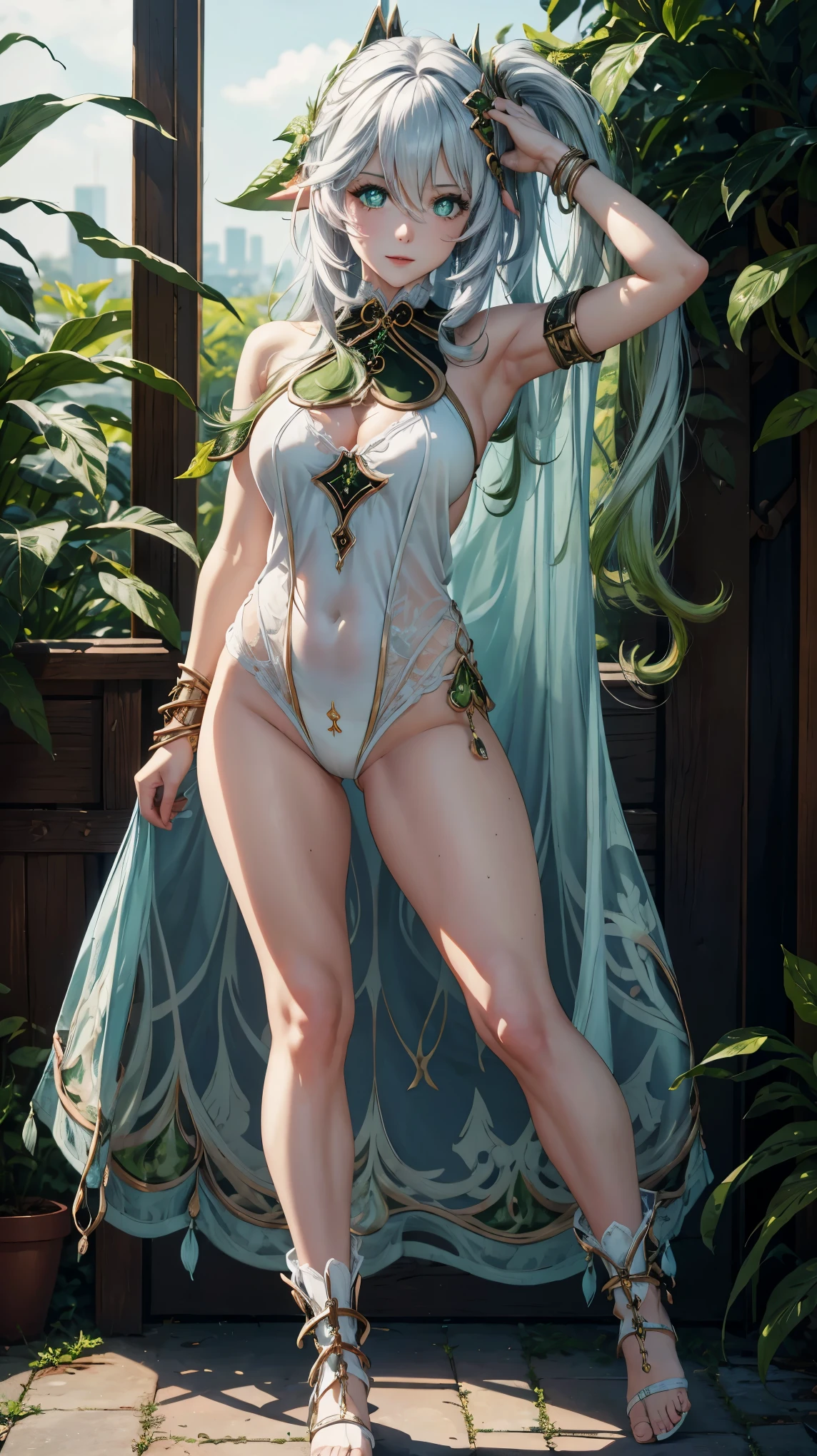 full body, detailed digital anime art, Anime with small details, Best Quality, Masterpiece, Ultra-detailed, Beautiful, hight resolution, Original,CG 8K ультрареалистичный, perfect artwork, beatiful face, Face Clean, Skin, hyper realistic, Ultra Detailed, A detailed eye, dramatic  lighting, (Realistic) Realistic, Full HD, Best Quality, Best Quality, Beautiful lighting, (8k wallpaper of extremely detailed CG unit), High Details, sharp-focus, The art of dramatic and photorealistic painting, sexy clothes, Lustful smile, lust, taut clothes, pretty eyes, bare shoulders, neckline on the chest,
