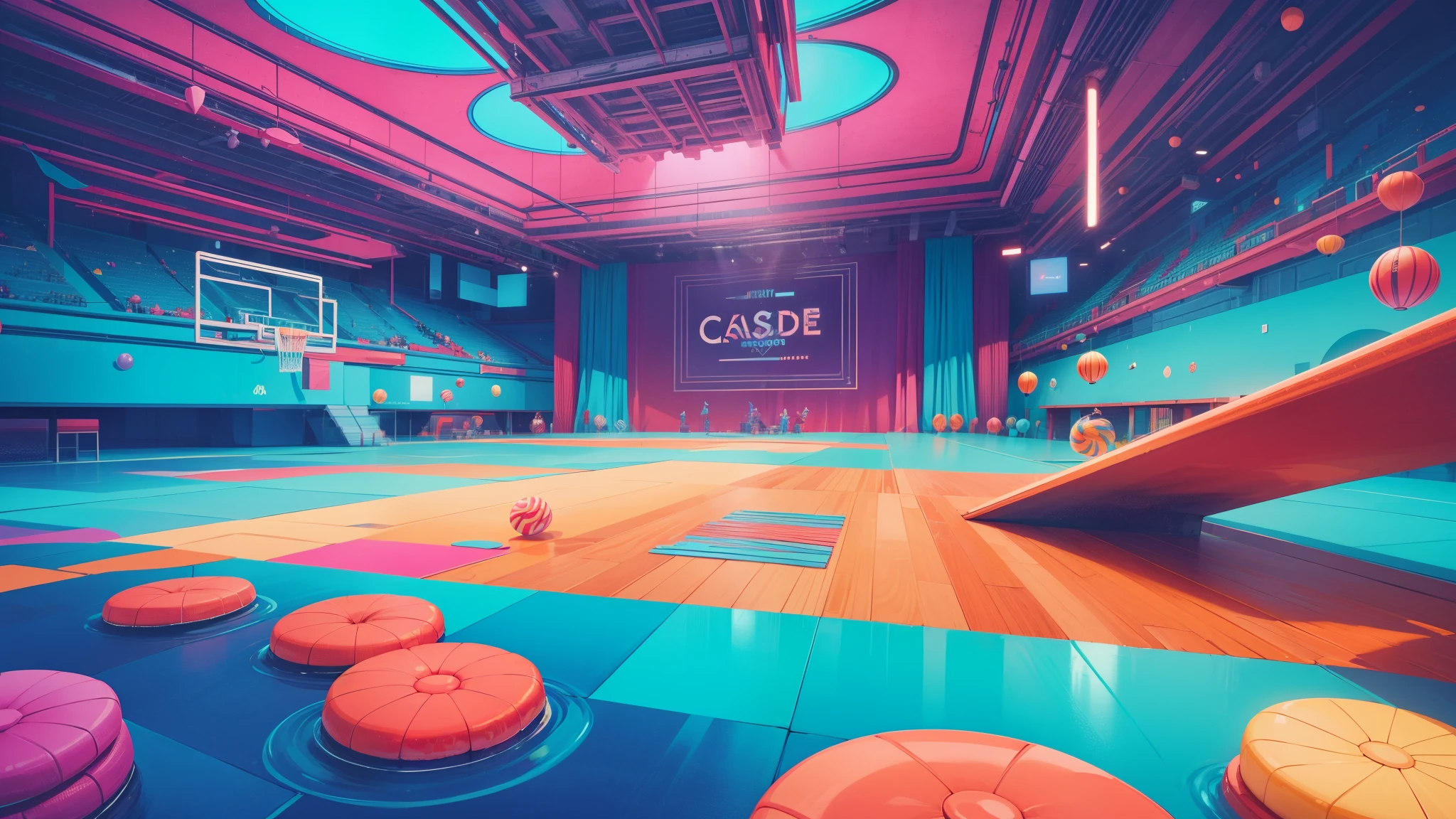 score_9, score_8_up, score_7_up, score_6_up, score_5_up, score_4_up Minimalstyle, beautiful candyland fantasy background, 8k, high quality, vibrant colors