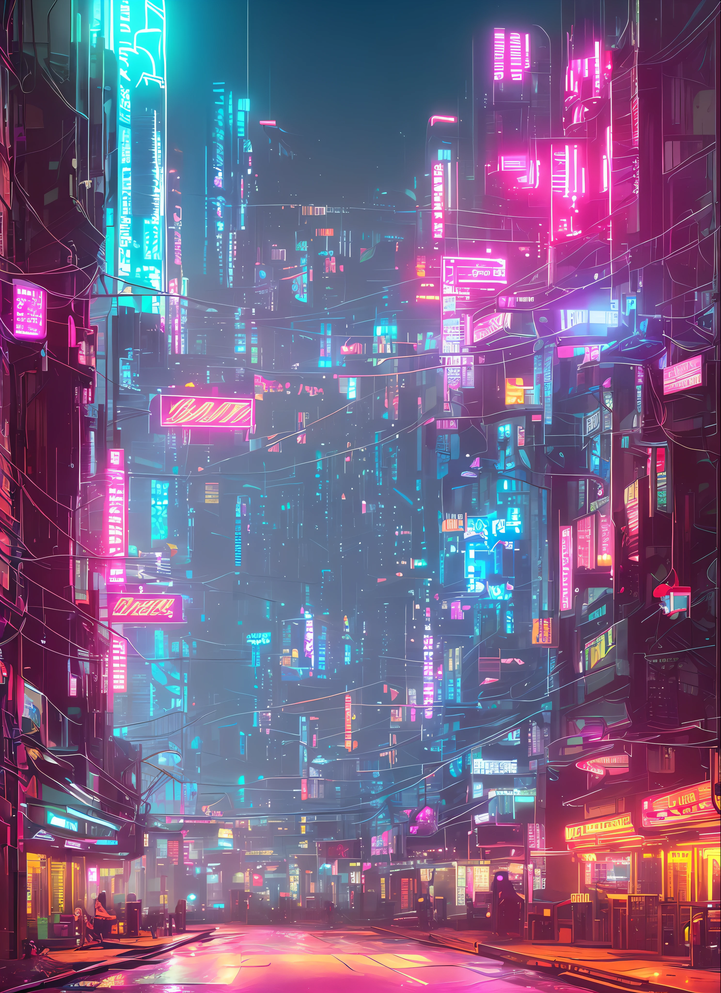 (Artistic photo of a cyberpunk prostitute),full-body shot, center, (Very detailed:1.2), (Intricate neon slums in the background:1.1), Super detailed, (soft light:1.2), High resolution, film particles.