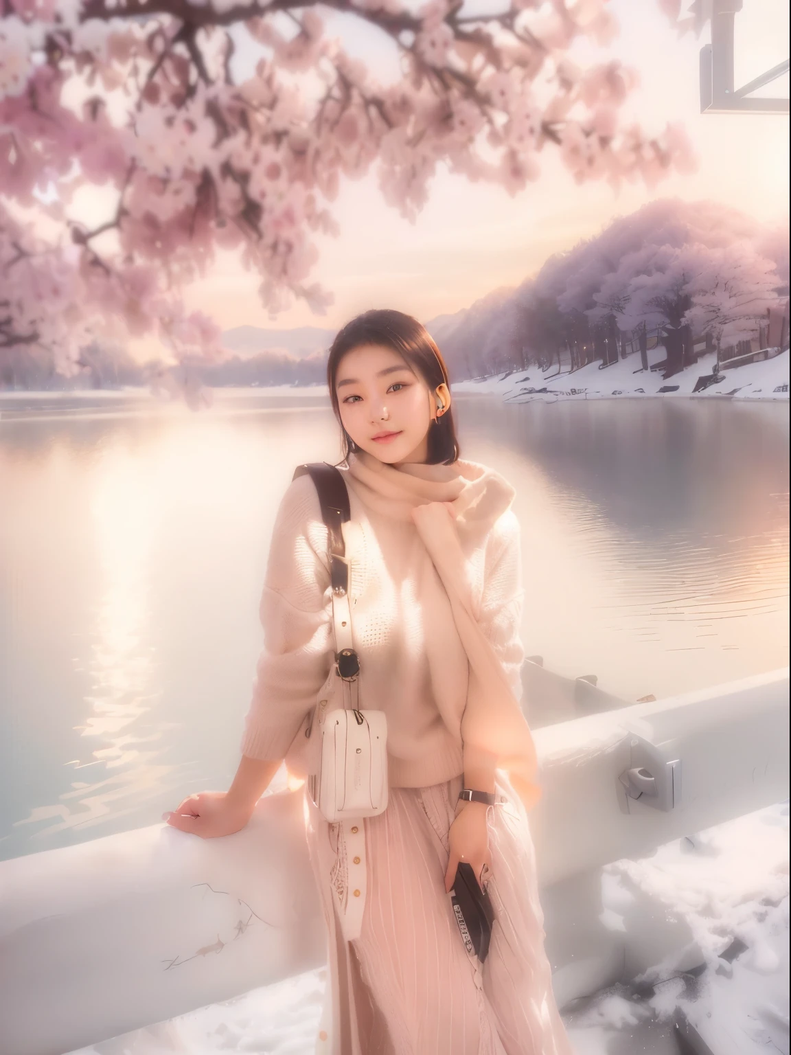a close up of a woman in a sweater posing for a picture, gorgeous chinese model, beautiful asian girl, girl cute-fine-face, cute seductive smile, japanese model, with short hair, korean girl, Yoshitomo Nara, young and cute girl, gorgeous young korean woman, beautiful south korean woman
