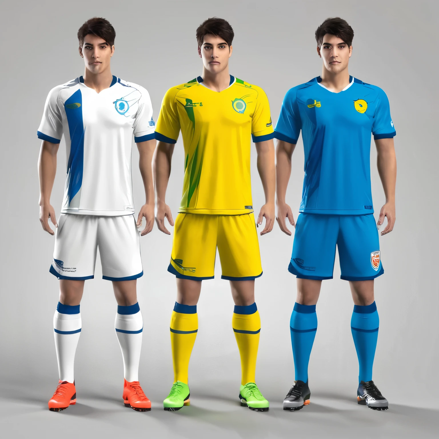 Criar uniforme de time de futebol 