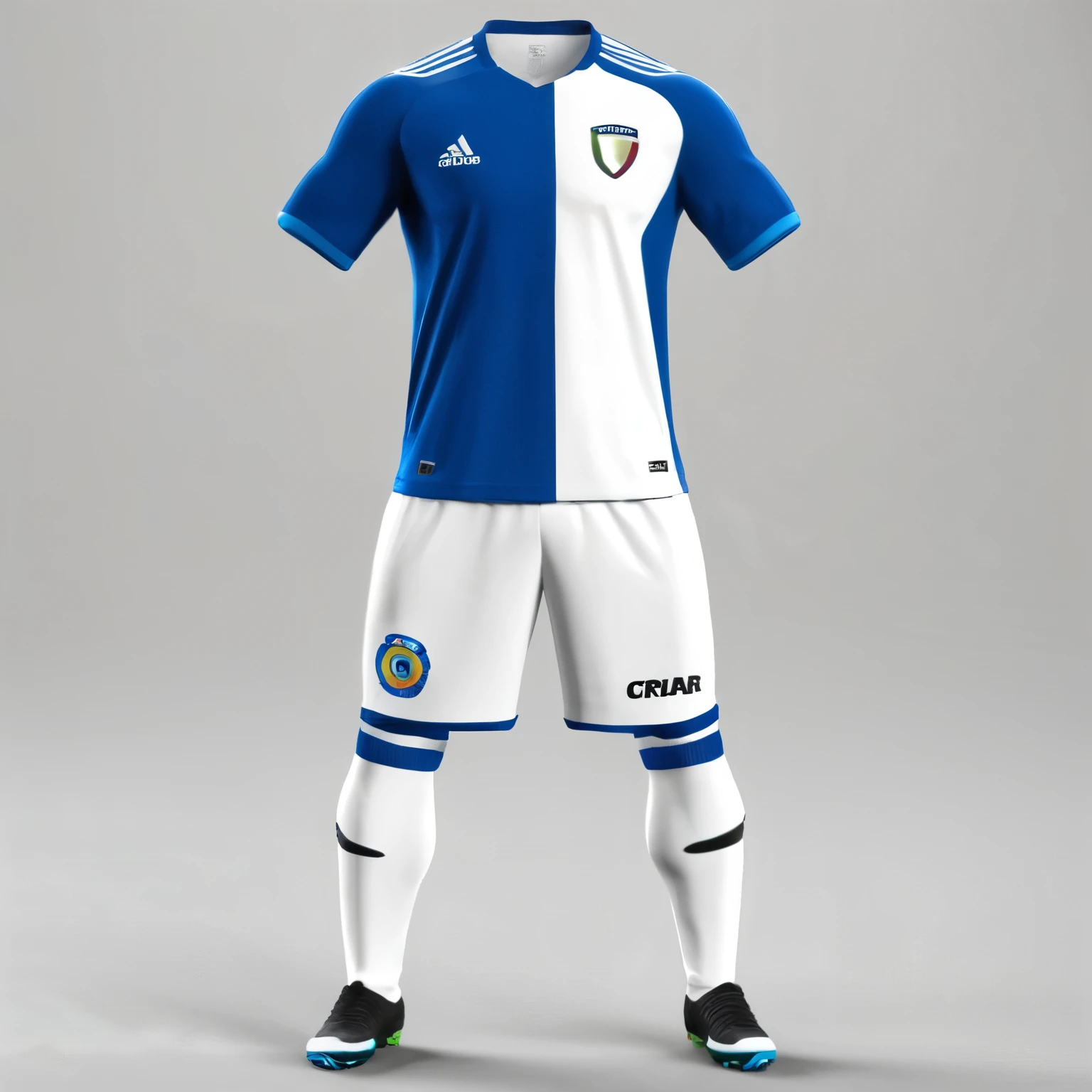 Criar uniforme de time de futebol