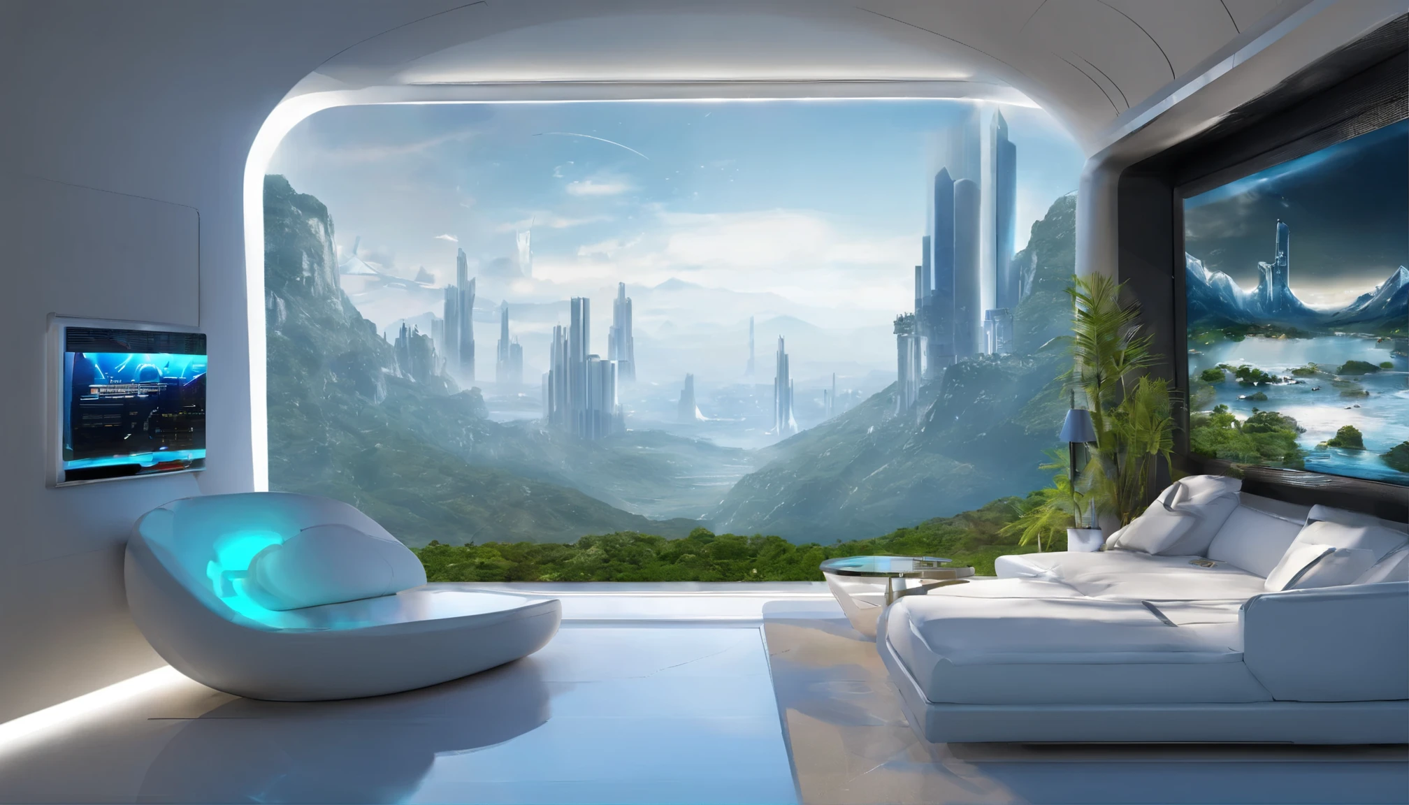Ultra-realistic scenery, dos parlantes gigantes, y un poco de trasfondo