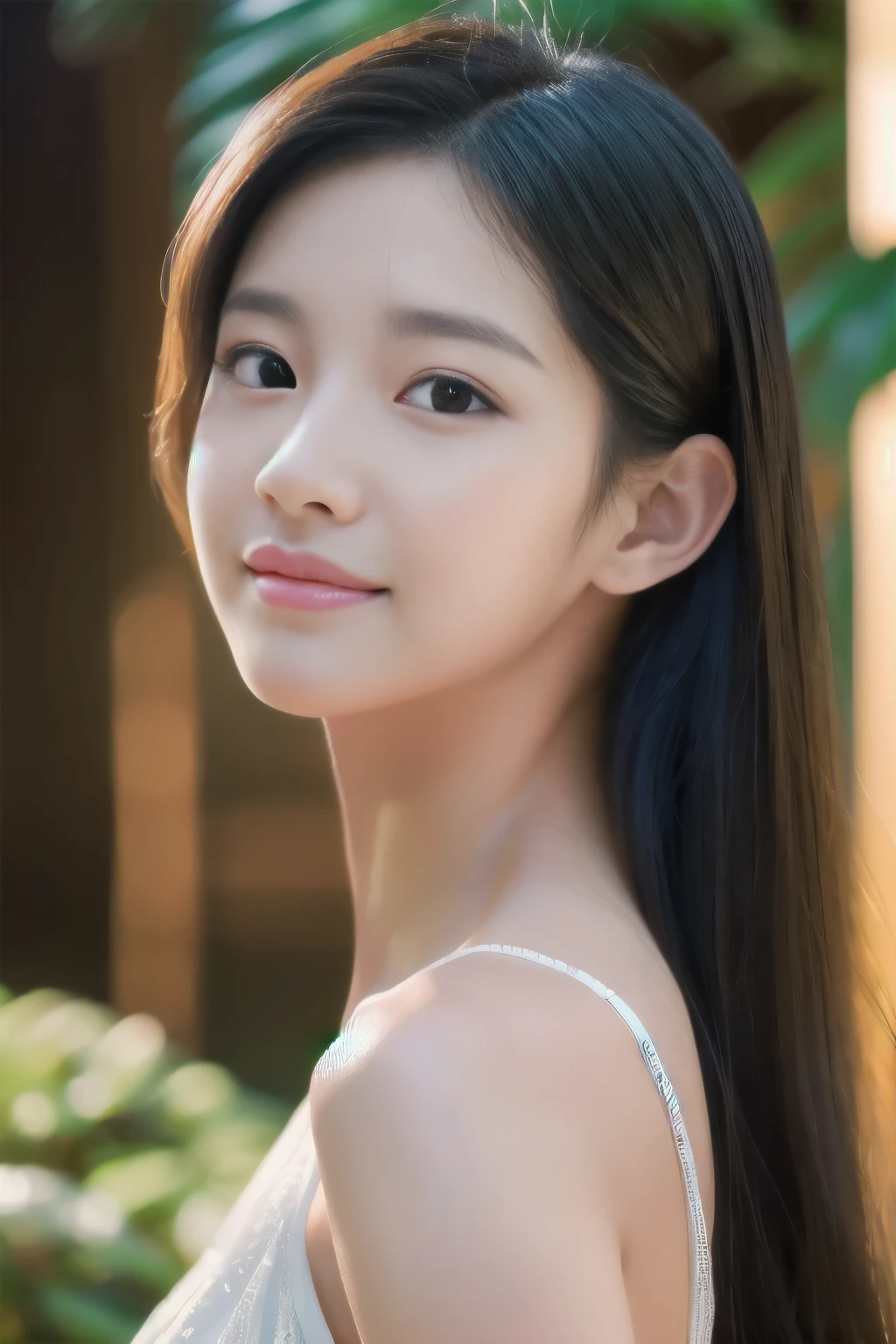 (8K、Raw photo、highest quality、Masseter muscle part:1.2)、super detailed、super resolution、(realistic、realistic pictures:1.37)、
Portrait、High-definition RAW color photo、professional photography、
very detailed and beautiful、very detailed、8K image wallpaper、amazing details、huge file size、
official art、very detailed CG Unity 8K wallpaper,
very detailed woman、girl、20 year old woma,
very fine eyes、very detailed肌、very fine fingers、very detailed nose、very detailed detailed mouth、perfect anatomy、
detailed background、detailed clothing、white skin、glowing skin、
Slender Body、black haired、semi-long、laughter、
lifelike face、delicate eyes、ordering sauce、
cowboy shot、positive、standing athletic pose、dynamic lighting