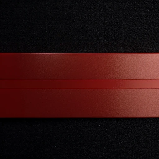 Red rectangular flat tape