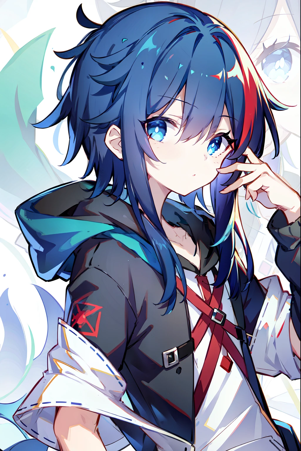 BoyRed EyesBlue EyesDoppelganger Hoodie