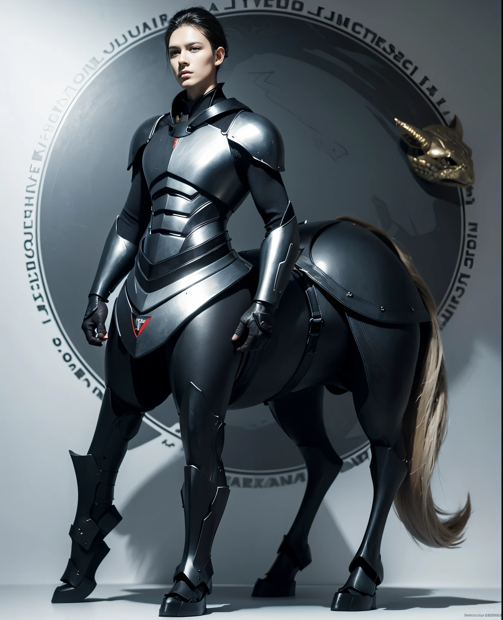 1 Centaur Warrior,(four legs),Upper body in armor,long legs,,The head to body ratio is 1:8,anthropomorphic turtle,alone,draw line,Line drawing,pure white background,Remove background,Graphic design sense,smooth black and white lines,Perfect Curve,simple clean lines,fluency,delicate face,No additional wiring required,Perfect hand movements,masterpiece,high quality,Volumetric light,