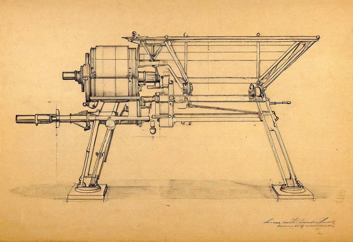 Simplified technical drawing, Leonardo da Vinci, beautiful Mechanical young ((women)), Minimalistic annotations, Hand-drawn illustrations, Basic design and engineering, Wonder and curiosity, ((((NSFW))))