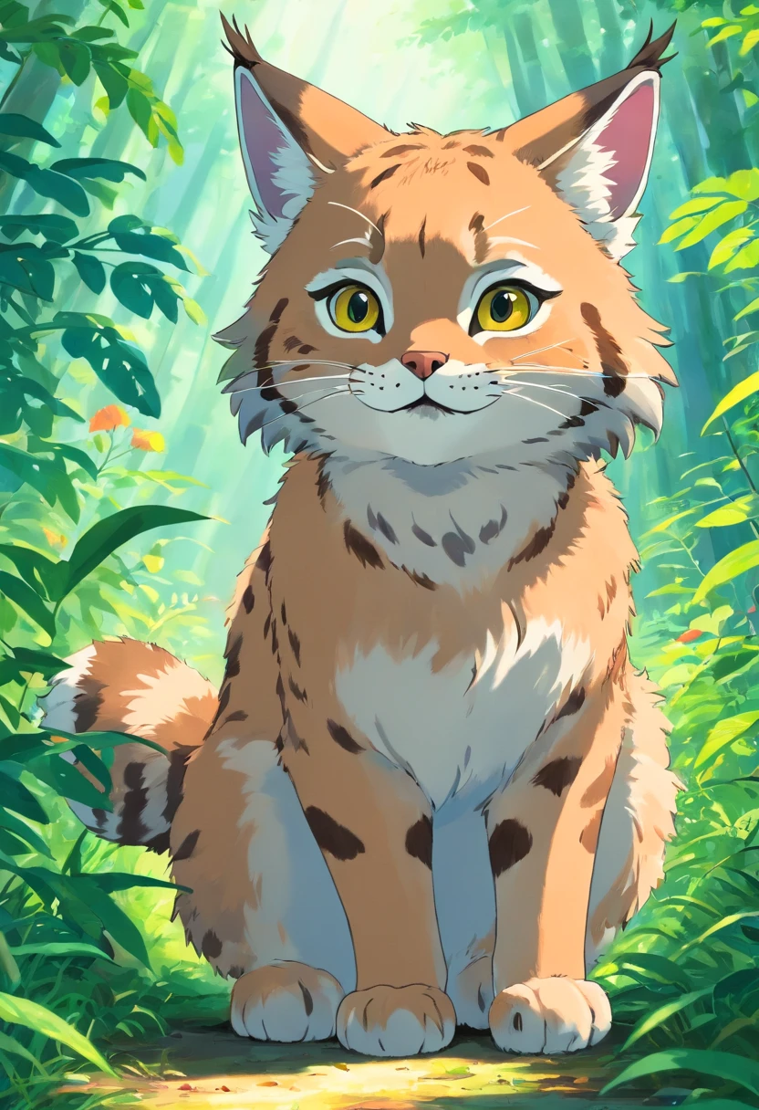 Adorable, Bobcat, cute, kawaii
