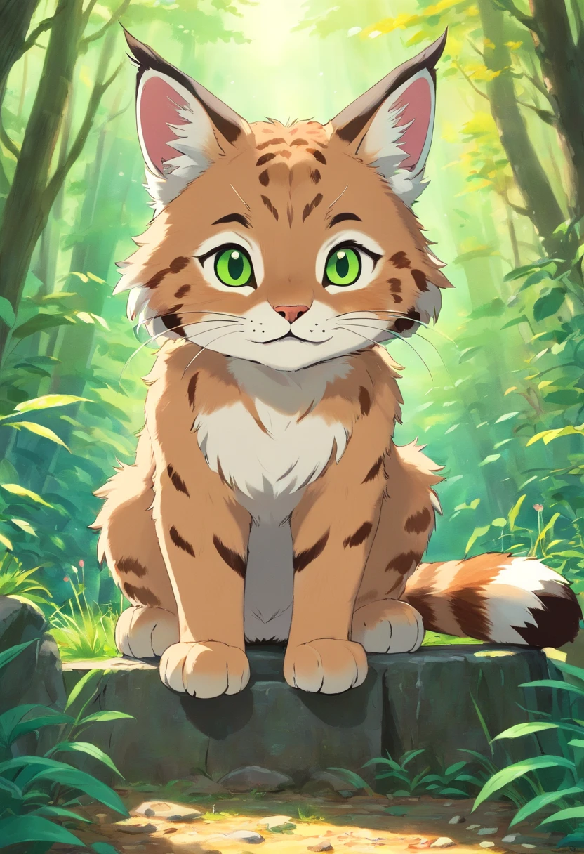 Adorable, Bobcat, cute, kawaii