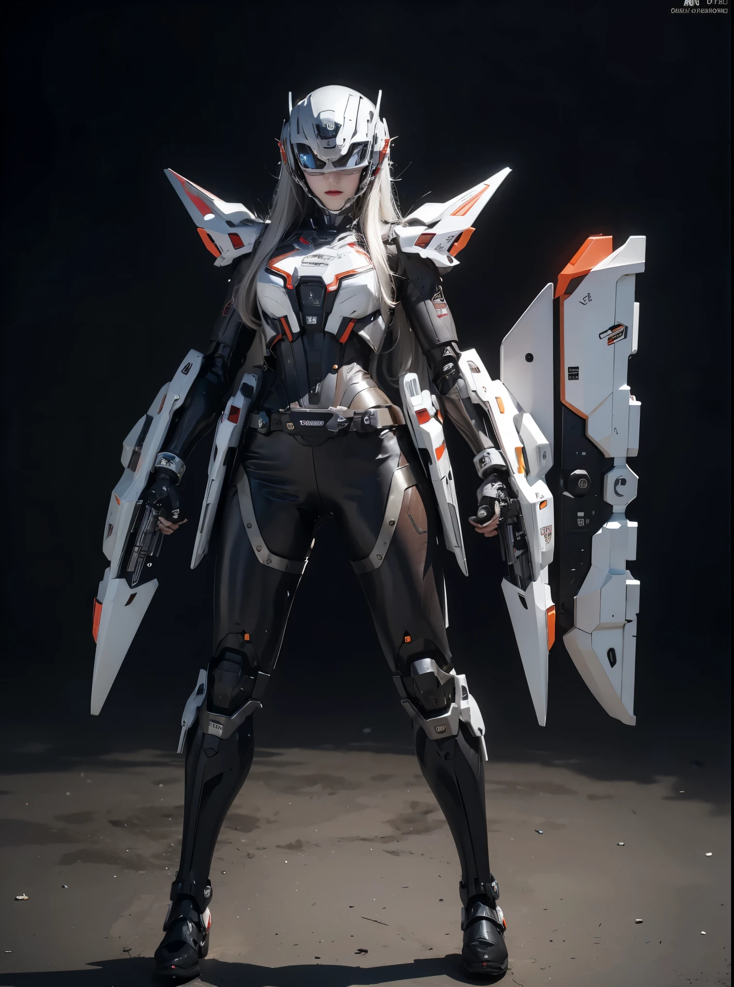 rough skin, Super detailed, advanced details, high quality, 最high quality, High resolution, 1080P, hard disk, beautiful,(War Machine),beautiful cyborg woman,Mecha cyborg girl,battle mode,Mecha body girl,She&#39;s wearing a futuristic War Machine mech,full body shot