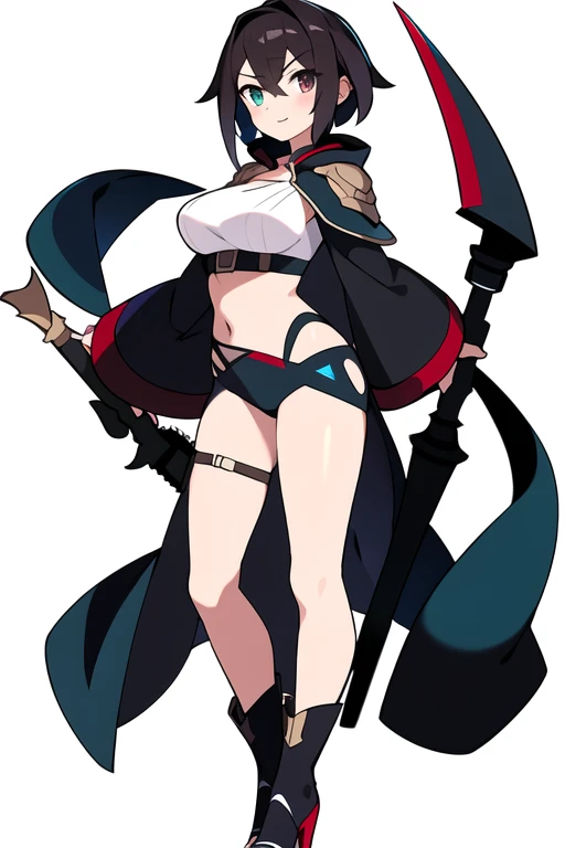 look at viewer,character chart,tachi-e,standing,full body,(white background,simple background:1.5),1girl,solo,bikini,close foots,character only