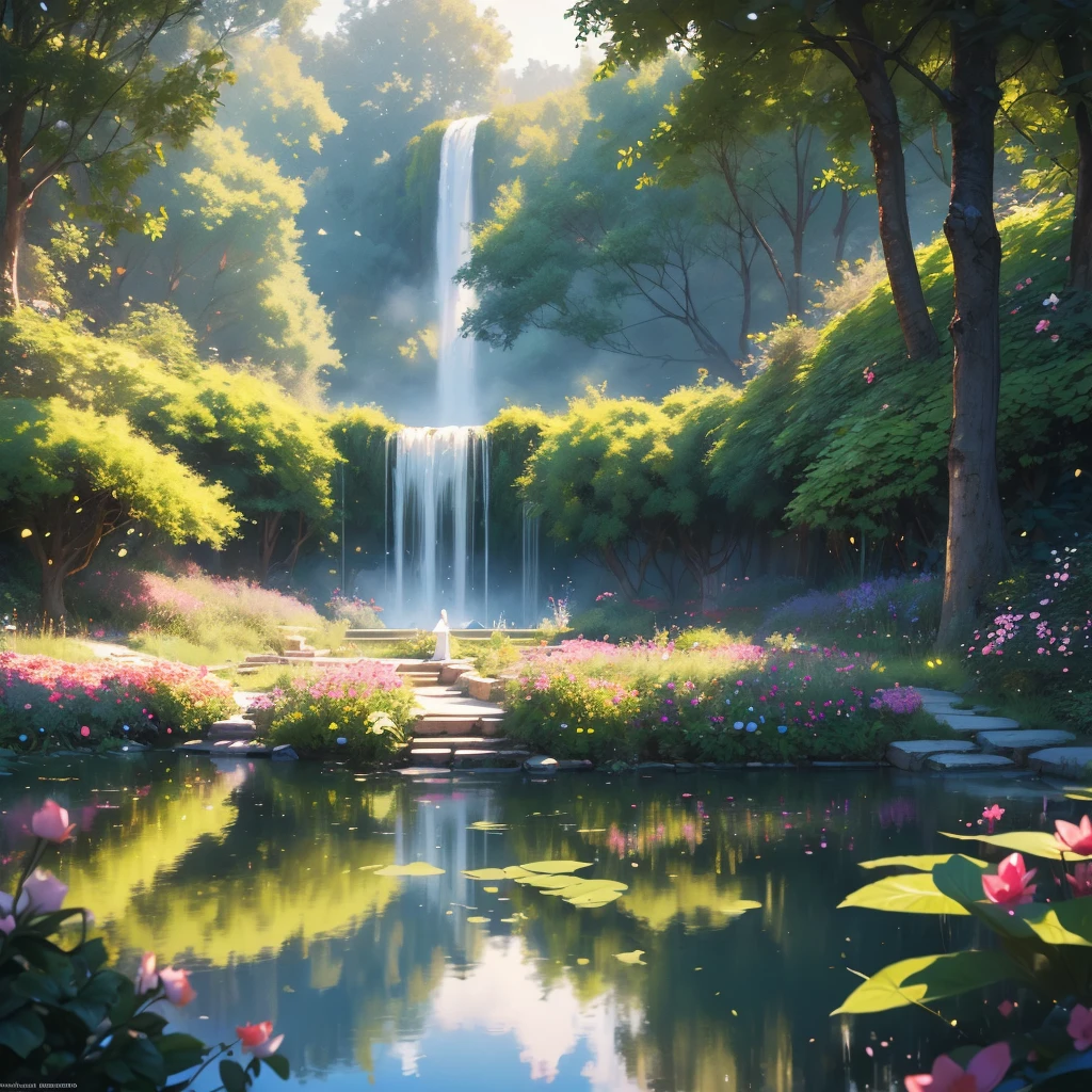 A girl playing piano in a serene garden, with soft sunlight streaming through the trees. The girl is dressed in an elegant white dress, her fingers gracefully gliding across the piano keys. The garden is filled with vibrant flowers, their colors reflecting the soothing melody. The piano has a glossy finish, reflecting the tranquil surroundings. The sound of the piano blends harmoniously with the gentle rustling of leaves and chirping of birds. The atmosphere is filled with a sense of peace and tranquility.
(best quality,4k,8k,highres,masterpiece:1.2),ultra-detailed,(realistic,photorealistic,photo-realistic:1.37), HDR, UHD, studio lighting, ultra-fine painting, sharp focus, physically-based rendering, extreme detail description, professional, vivid colors, bokeh
landscape, portraits, concept artists, illustration, serene, serene lighting, soft pastel colors, gentle shadows, ethereal, dreamy