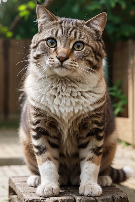crie uma imagem para walppaper para smartphone de gatinho fofinho realista em 4k