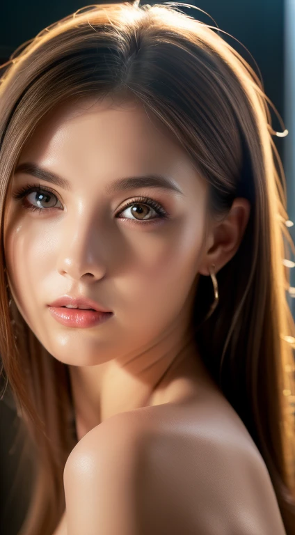 (best quality,4k,8k,highres,masterpiece:1.2), ultra-detailed, (realistic,photorealistic,photo-realistic:1.37), girl, beautiful detailed eyes, beautiful detailed lips, extremely detailed eyes and face, long eyelashes, big , brown hair, long hair, brown eyes, naked, nude, fully naked, walking, detailed lighting, HDR, UHD, studio lighting, ultra-fine painting, sharp focus, physically-based rendering, professional, vivid colors, bokeh, modern, contemporary, female portrait, color grading, soft lighting
