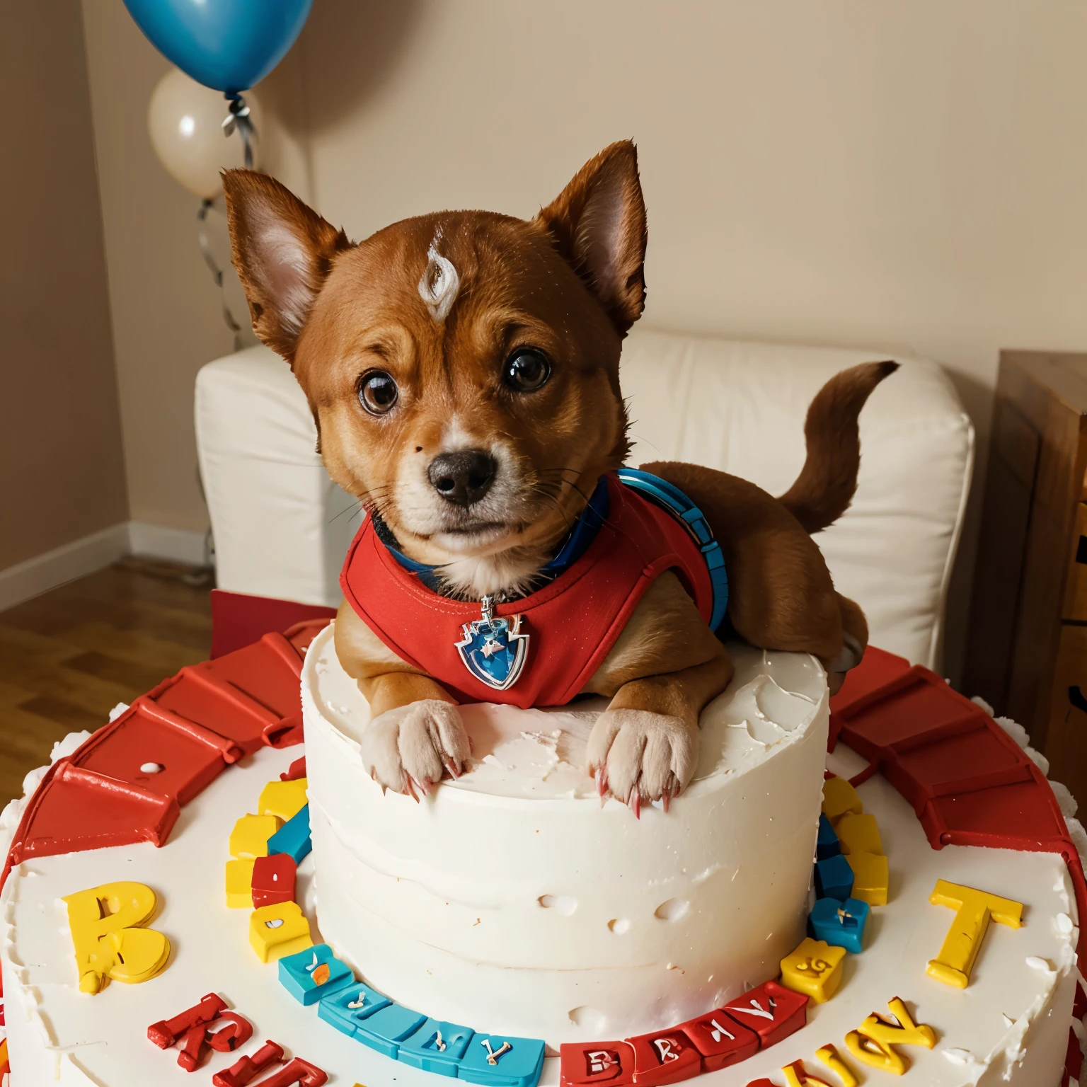 Image of paw patrol Happy Birthday