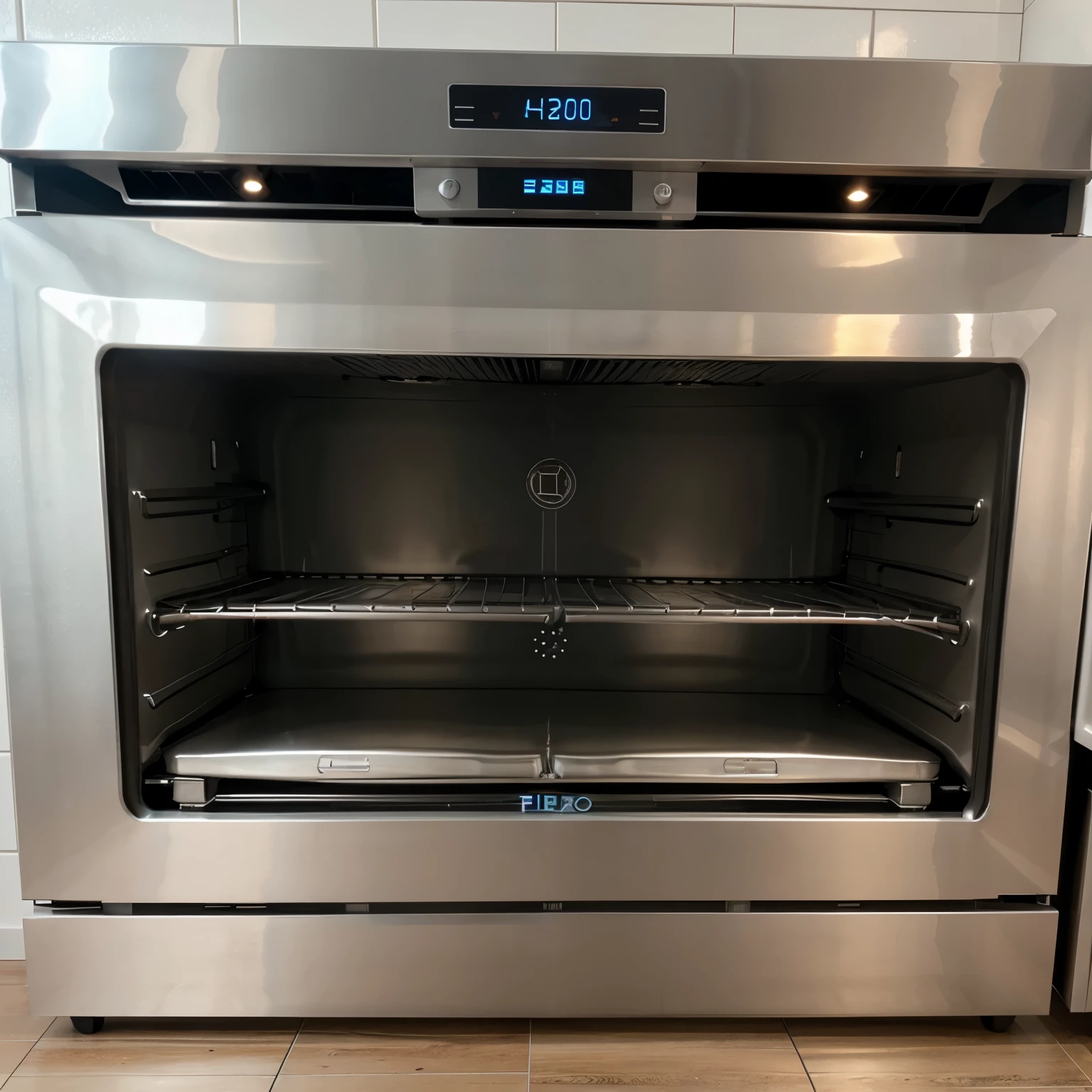 Horno pizero hogar de inox por fuera y ladrillo por dentro
