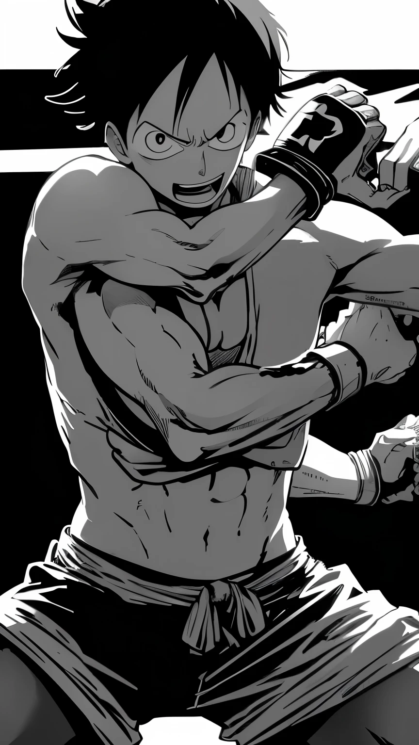 Luffy in mma style