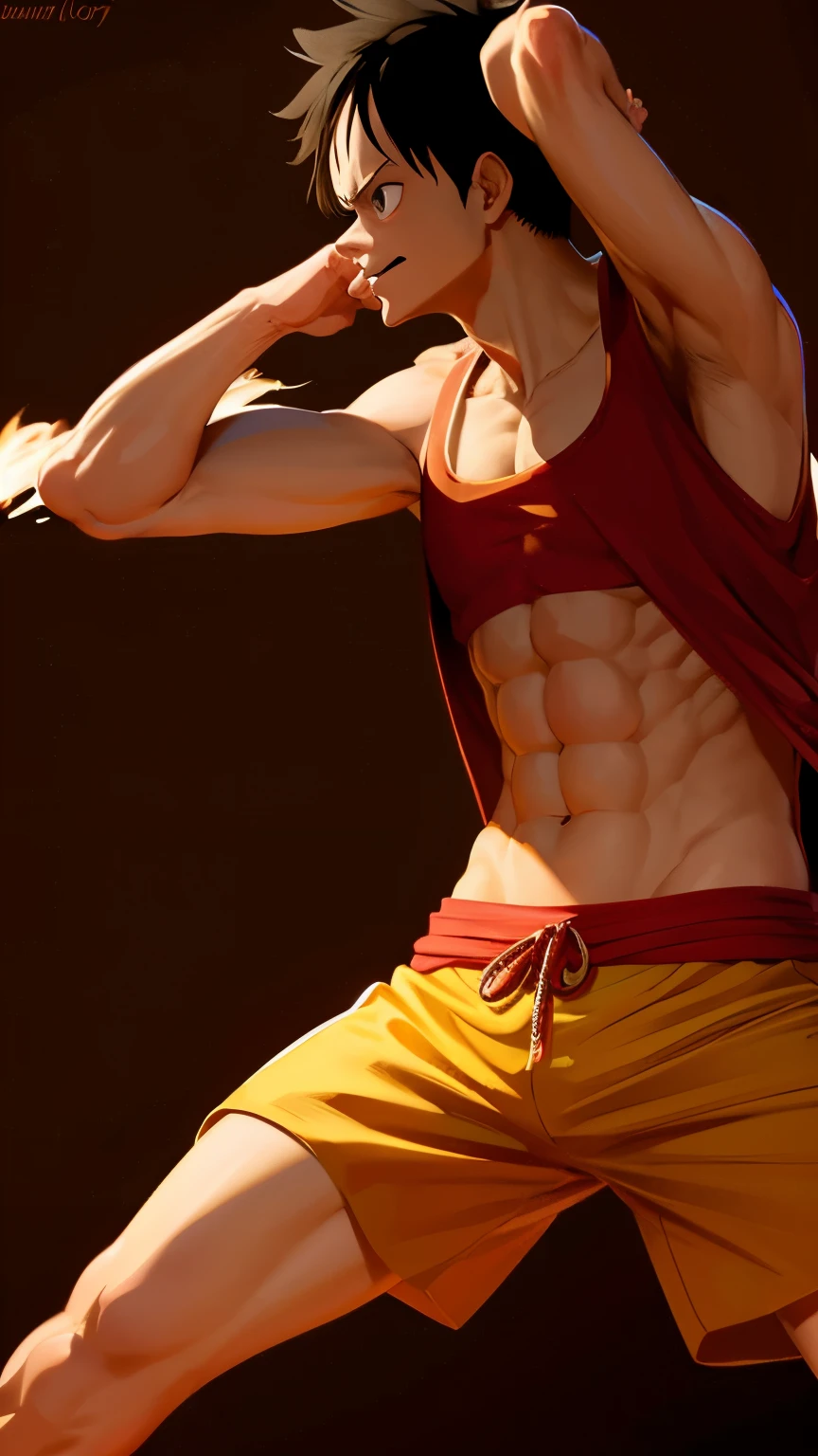 Luffy in mma style
