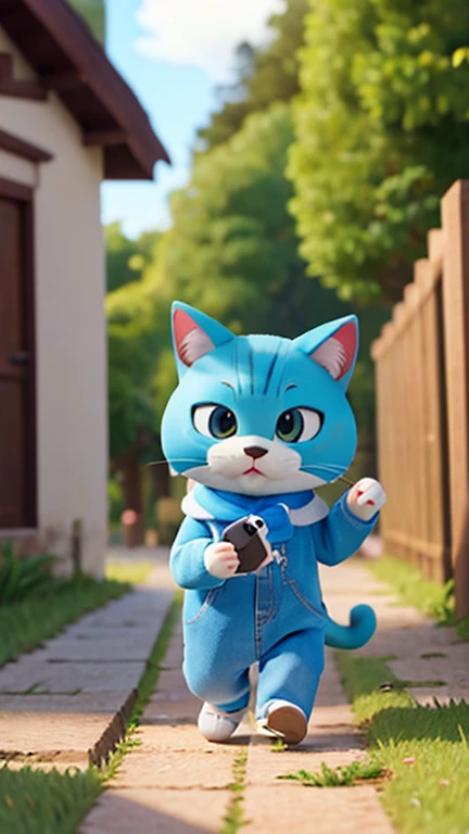 crie uma imagem para walppaper para smartphone de gatinho fofinho em 4k