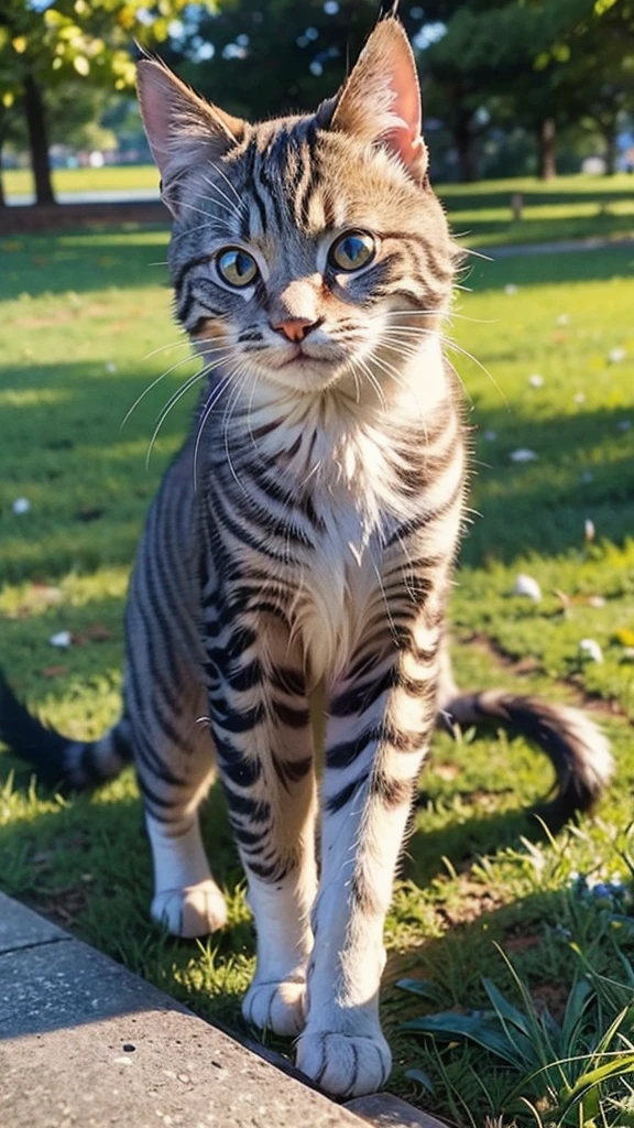 crie uma imagem para walppaper para smartphone de gatinho fofinho