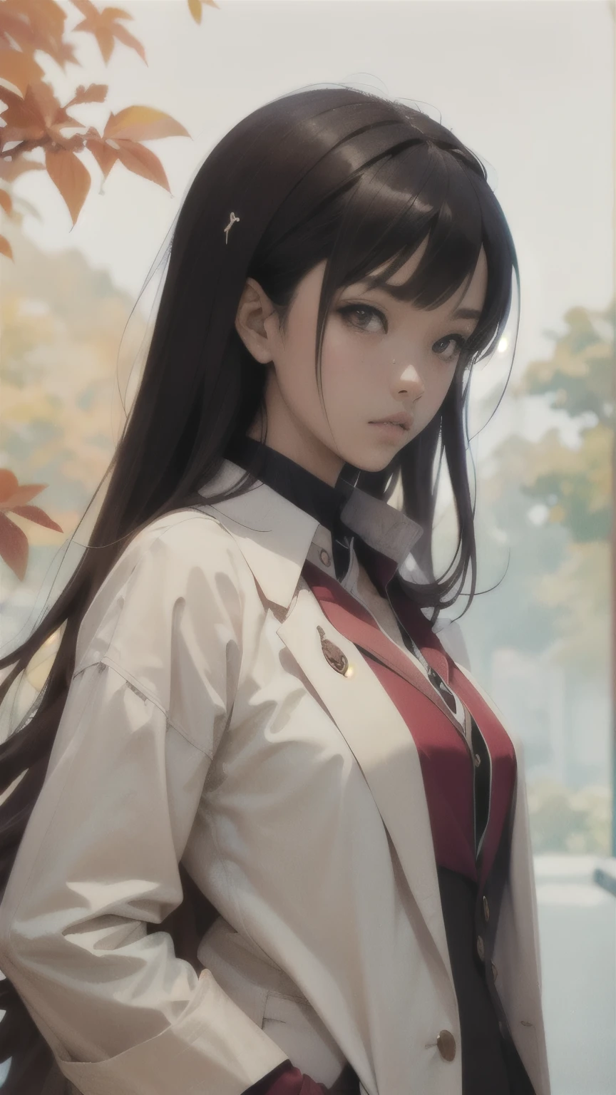 kurisu makise steins gate anime, atmospheric, elegant portrait, super highly detailed, professional digital painting, artstation, concept art, 8k, art by wlop, artgerm and alphonse mucha and eiichiro oda shinkai makoto vibrant Studio ghibli kyoto animation hideaki anno Sakimichan Stanley Artgerm Lau Rossdraws James Jean Marc Simonetti, fashion,(business suit), man