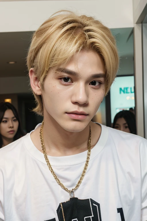 Icon do idol de kpop Taeyong do NCT com blonde hair