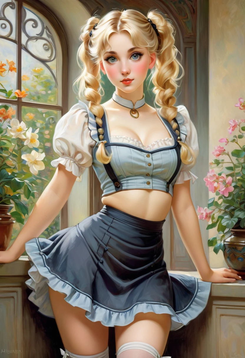 sexy magician, corset, Plaid mini skirt, detailed belt, In a forest, near a river, magic, ✨🤟😁🤗😍😆👍🙌✨👩‍👩‍👦‍👦sex sex sex ✨✨ ❗ 🙏😁❤ eroticism, Fantastic, night sky, officer, stars, bottom, Black and white image, eroticism, sexy (Best Quality, 4k, 8k, High resolution, masterpiece: 1.2), ultra detailed, (realist, photorealist, photorealist: 1.37), intricate details, vivid colors, sharp focus, professional, Dave McKean artwork, surrealism oil touch, oil painting style, portrait, women, beautiful detailed eyes, beautiful detailed lips, dream atmosphere, Shadows game, Soft lighting, funny pose, dark shades, ethereal bottom, fantasy elements, texture, layered composition.