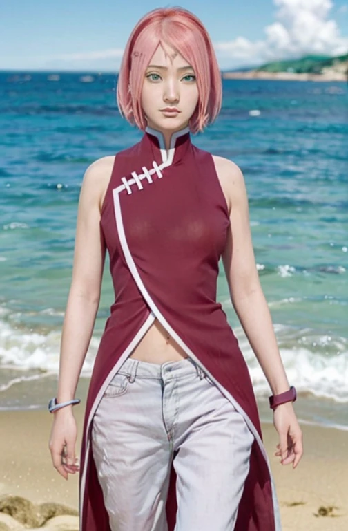 Real life adaption of this character,Asian beauty , realistic same hair, realistic outfit, realistic light, realistic shadow, hyper realistic, realism, realistic background,(photorealistic:1.2),green eyes color.
Sakura / Sakura Haruno (Sakura Haruno) / [Boruto: Naruto Next Generation,1girl ,best quality ,ultra Higd ,detail realistic ,HDR pro
