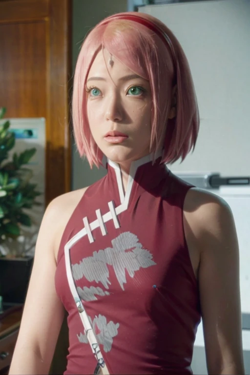 Real life adaption of this character,Asian beauty , realistic same hair, realistic outfit, realistic light, realistic shadow, hyper realistic, realism, realistic background,(photorealistic:1.2),green eyes color.
Sakura / Sakura Haruno (Sakura Haruno) / [Boruto: Naruto Next Generation,1girl ,best quality ,ultra Higd ,detail realistic , vagina exposed, HDR pro