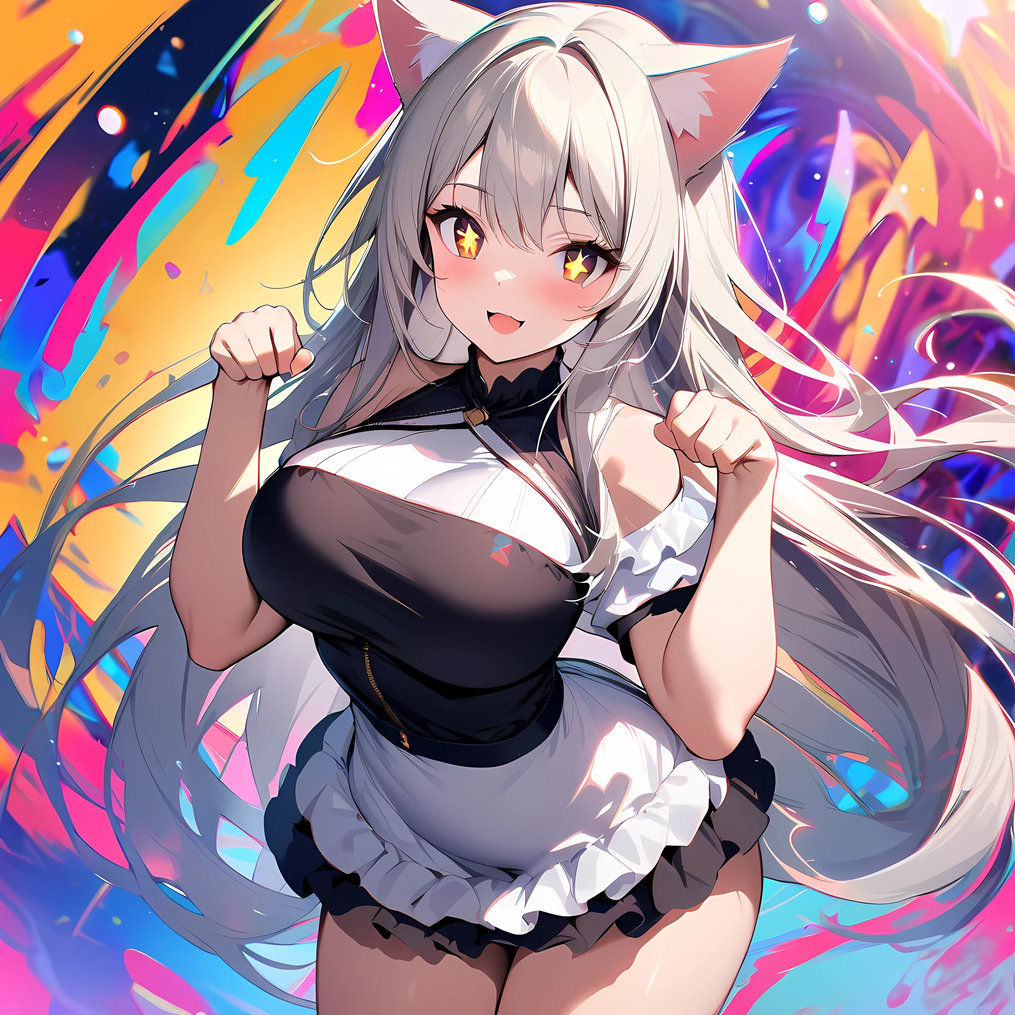 Neko girl With big breasts