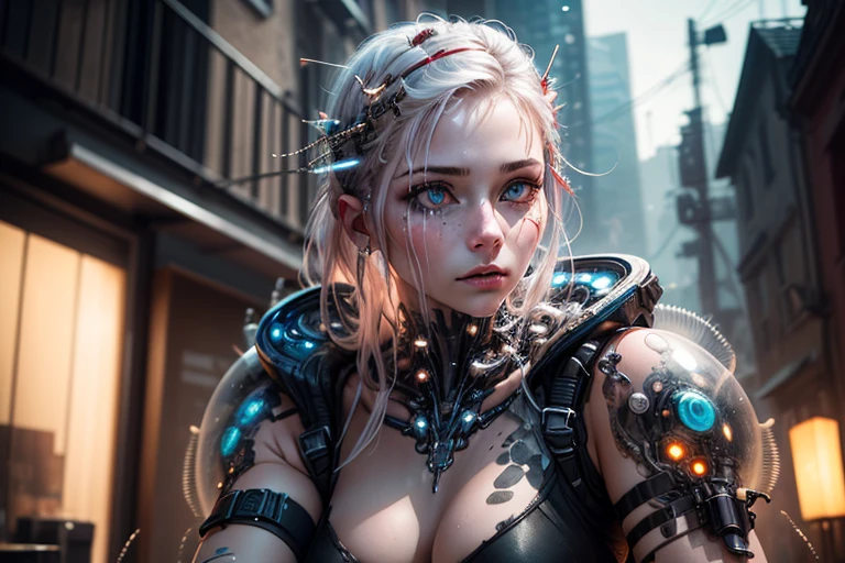 (BioPunk Girl:1.6), mullet hairstyle, (Glowing scarlet eyes:1.2), (Translucent pale skin:1.4), Beautiful eyes with fine symmetry, punk light suit, (Intricate details:1.2), (Highly detailed face and eyes:1.2), No makeup, (dark circles:1.1), posing sitting for a photo, side view, midnight aura, Creation of fantasy, Thrilling color schemes, (Delicate images), (Raw photo: 1.2), (Photorealistic: 1.4), (Highly detailed), (high resolution), (Best quality), (masterpiece)
