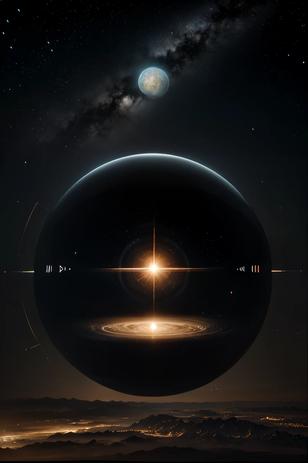 draw in high quality, the planet and icons of different social networks around it, radio waves in the background, and all the icons communicate with each other